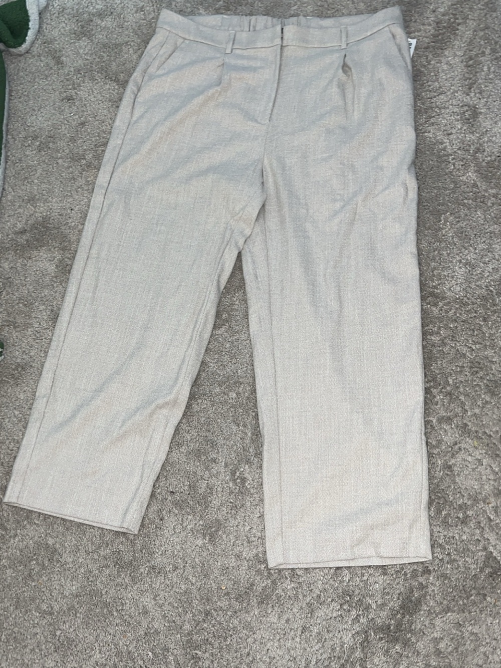 NWT GAP Tailored linen dress pants Beige XXL